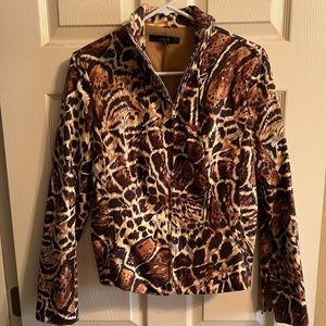 View Animal/Cheetah Print Jacket size 8